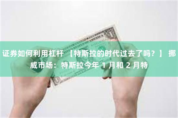 证券如何利用杠杆 【特斯拉的时代过去了吗？】 挪威市场：特斯拉今年 1 月和 2 月特