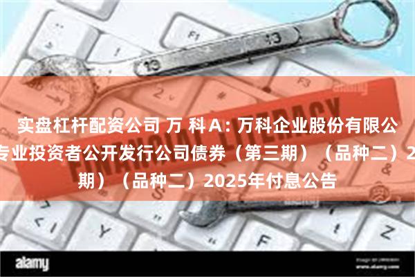 实盘杠杆配资公司 万 科A: 万科企业股份有限公司2022年面向专业投资者公开发行公司债券(第三期)(品种二)2025年付息公告